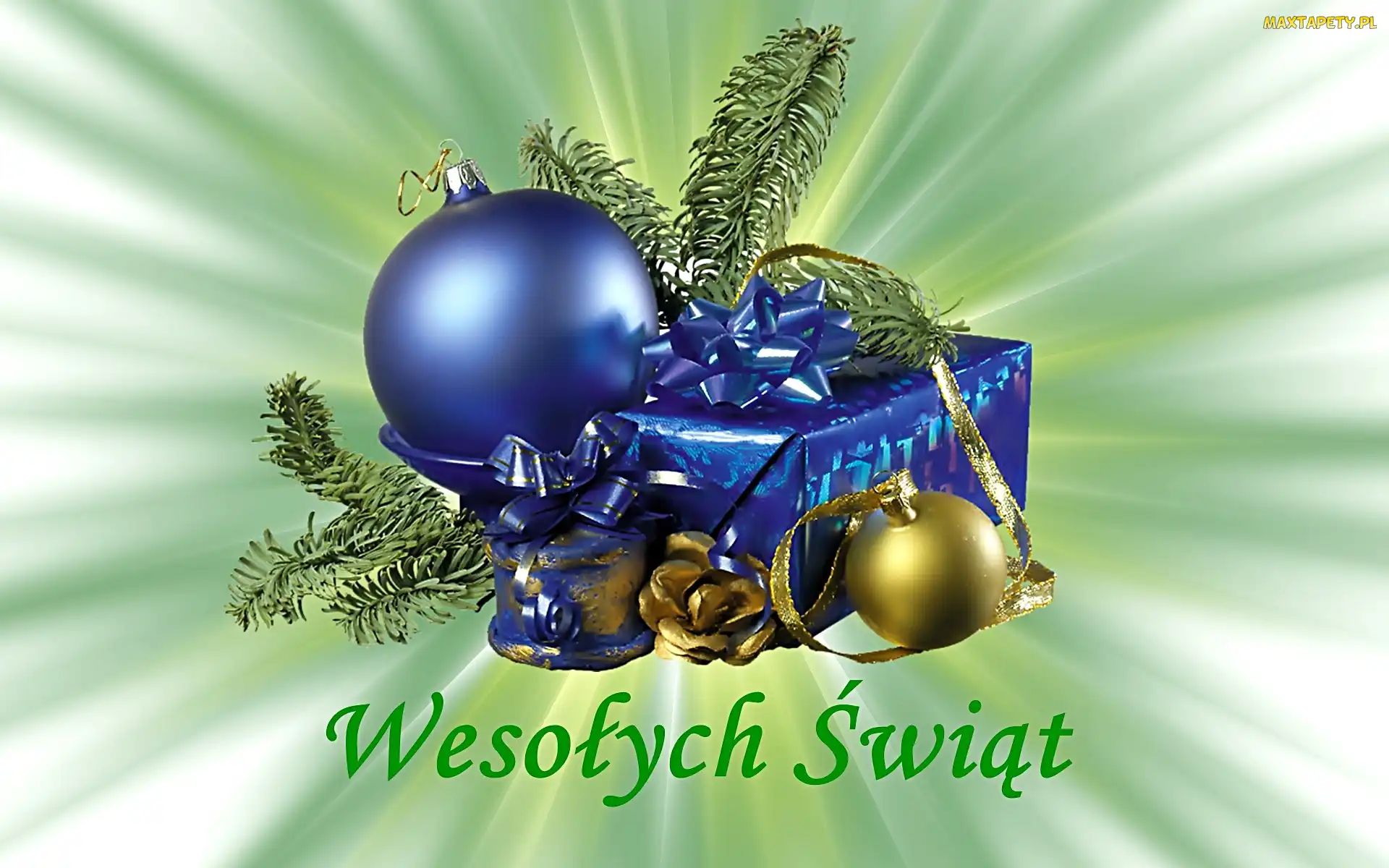 Szyszka, Gałązki, Bombka, Prezent