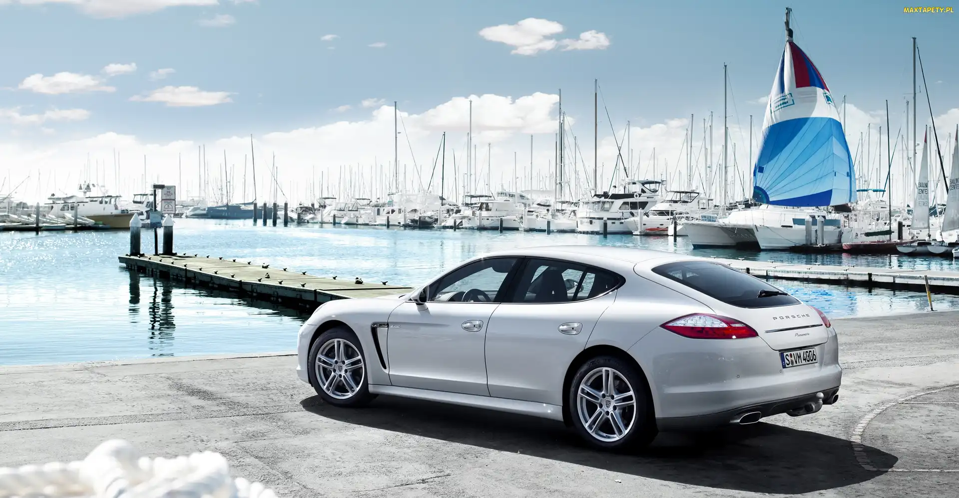 Porsche, Panamera, Białe