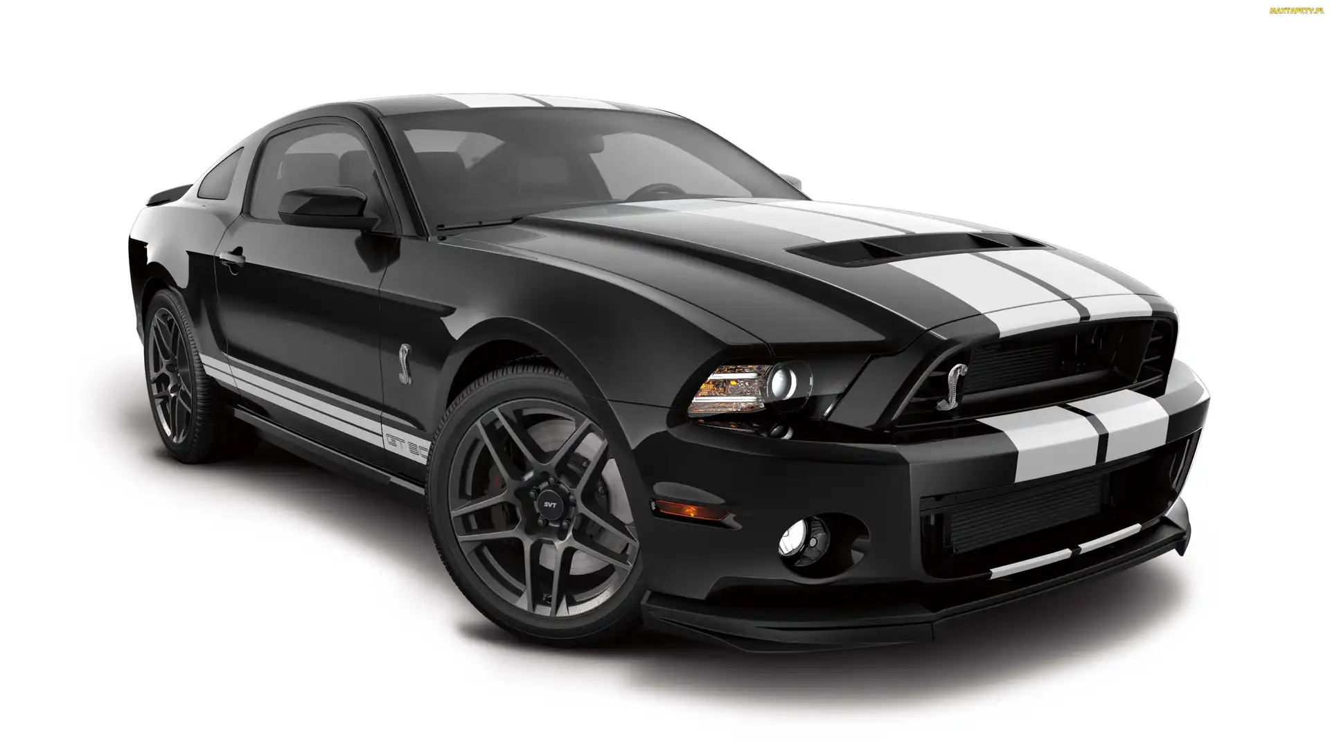 GT500, Shelby, Czarny, Ford