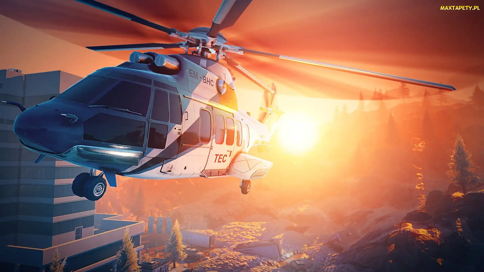 Lecący, Emergency, Helikopter