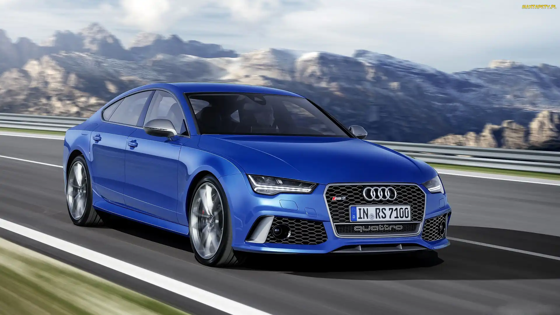 Góry, Droga, Audi, RS7