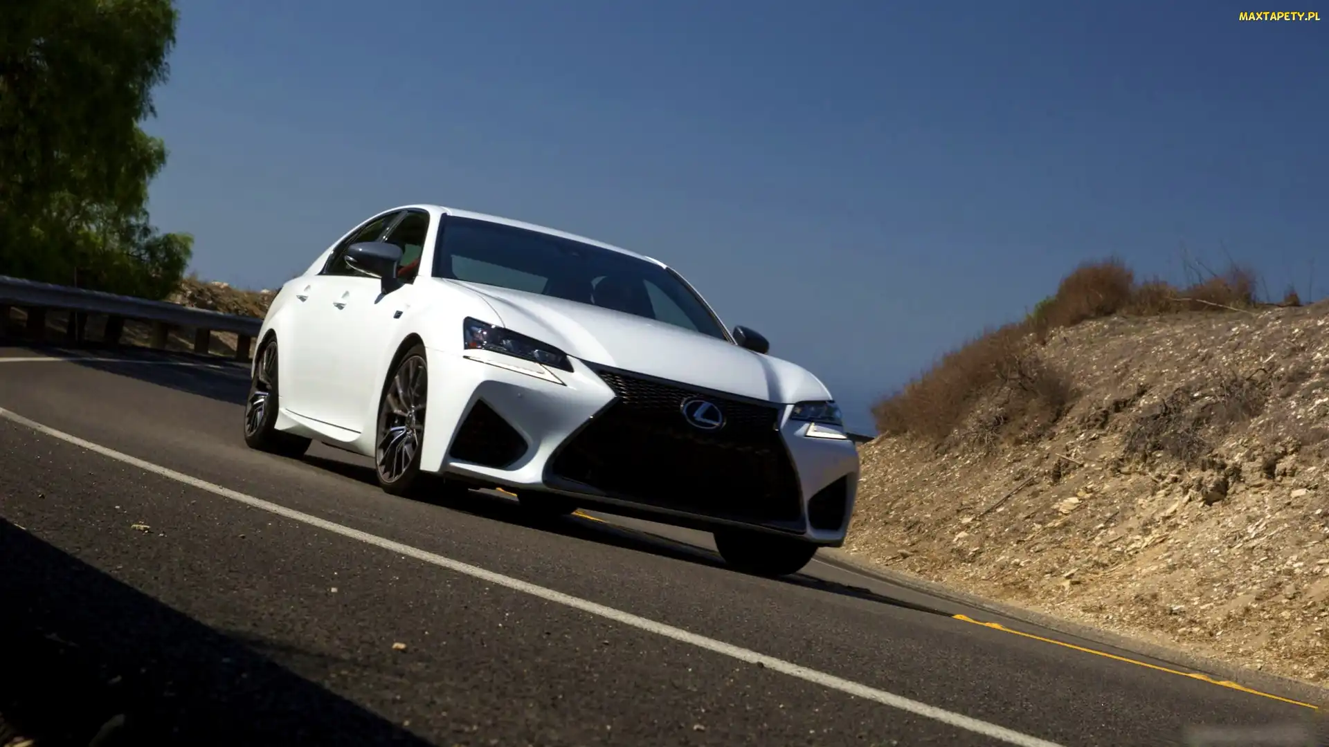 Droga, GS, Biały, Lexus