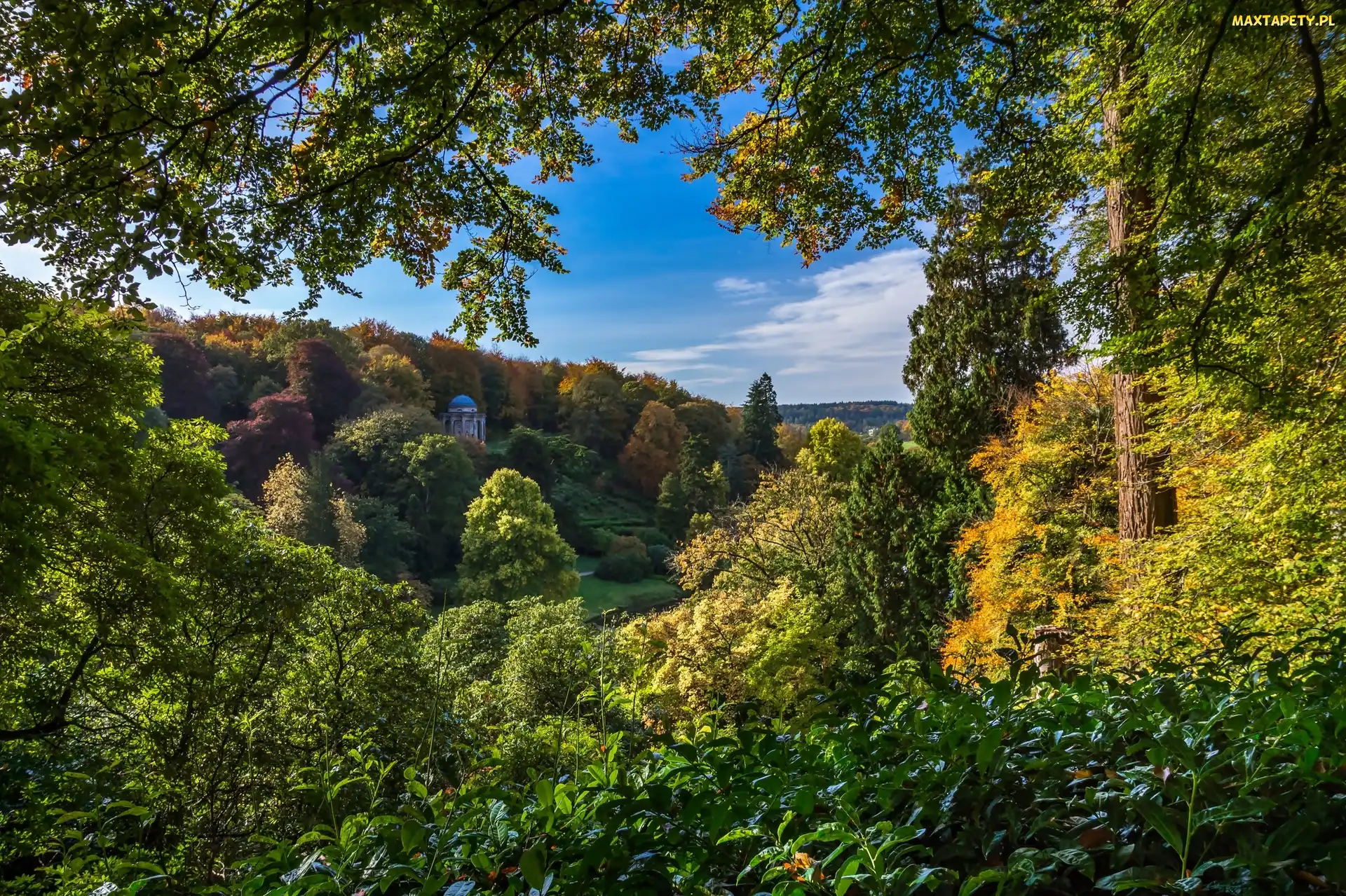 Anglia, Stourhead, Ogród, Park