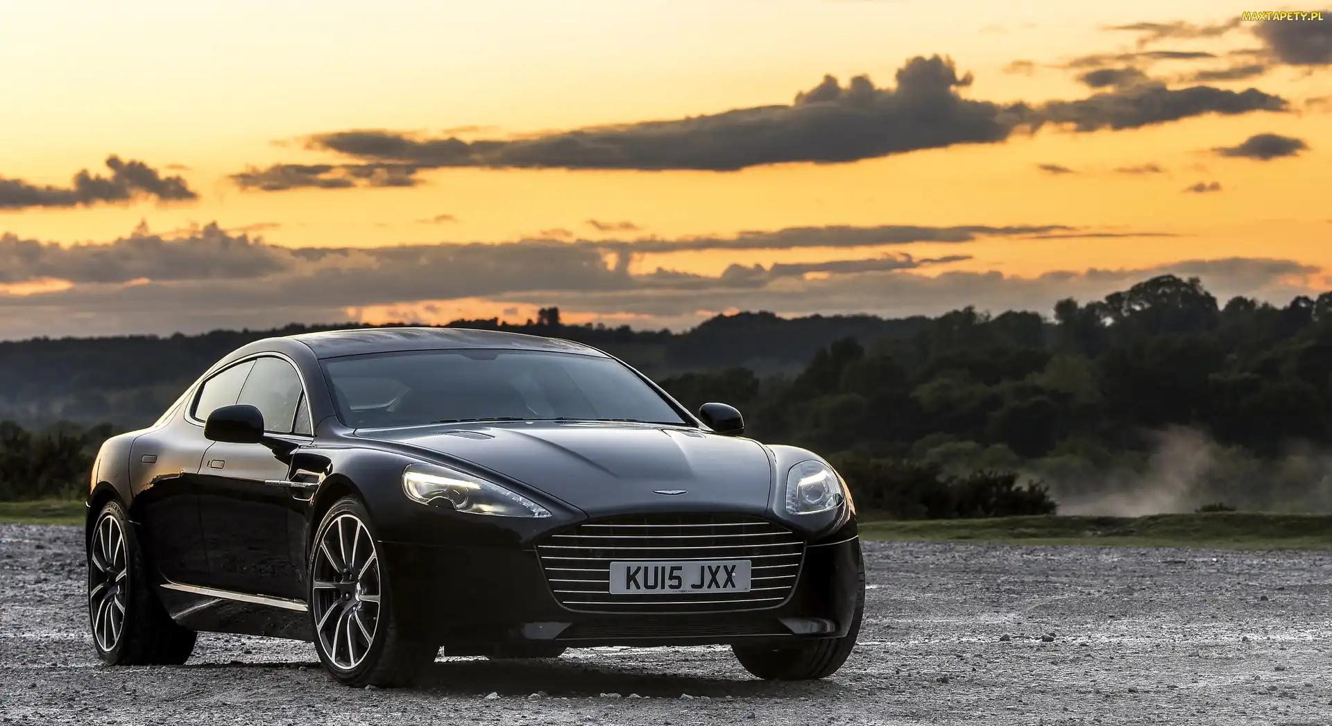 Chmury, Droga, Aston Marin, Rapide S