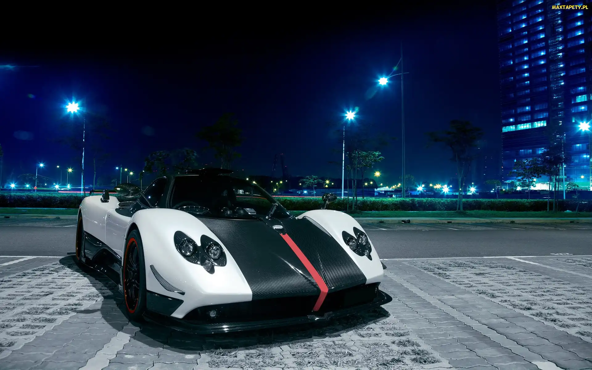 Nocą, Miasto, Biały, Czarno, Pagani, Zonda