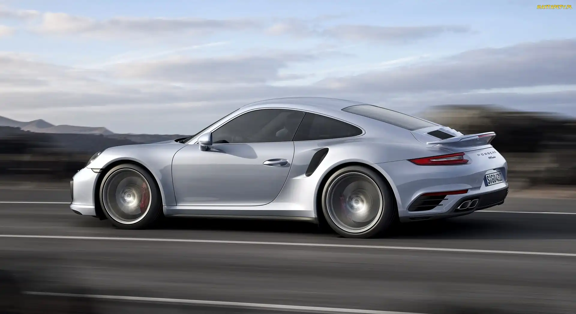 Turbo, 911, Srebrne, Porsche
