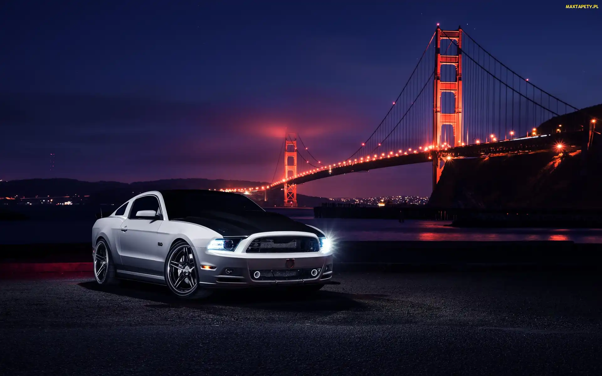 Most, Samochód, Ford, Mustang
