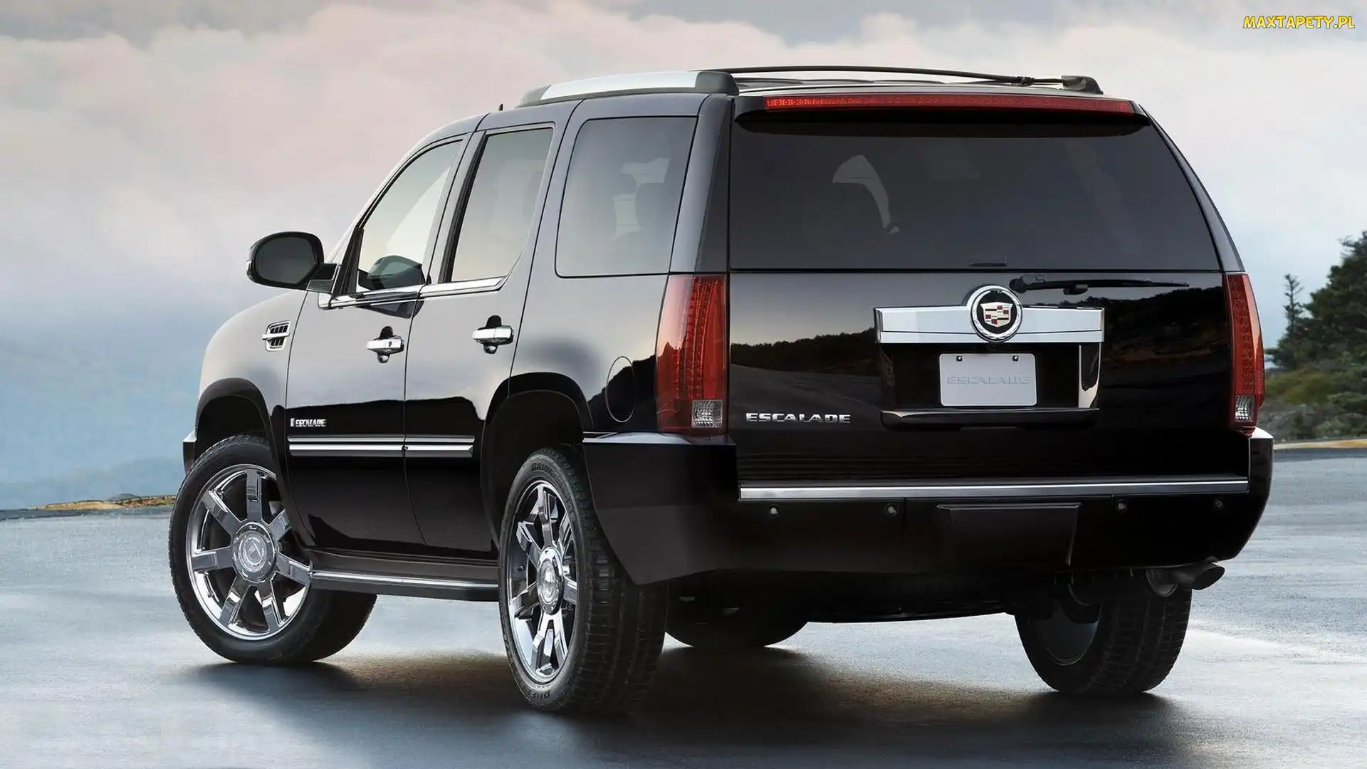 Terenowy, Escalade, Cadillac, Czarny, SUV