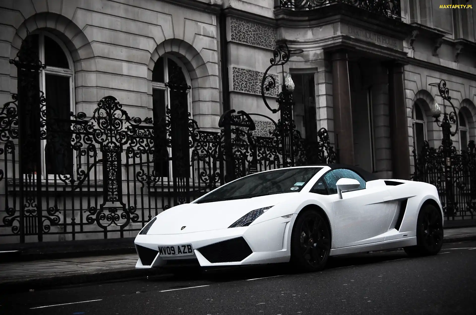 Biały, Samochód, Lamborghini, Gallardo