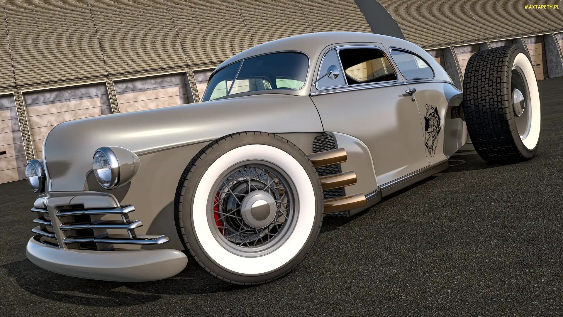 Rat Rod, 1948, Zabytkowy, Chevrolet Fleetline