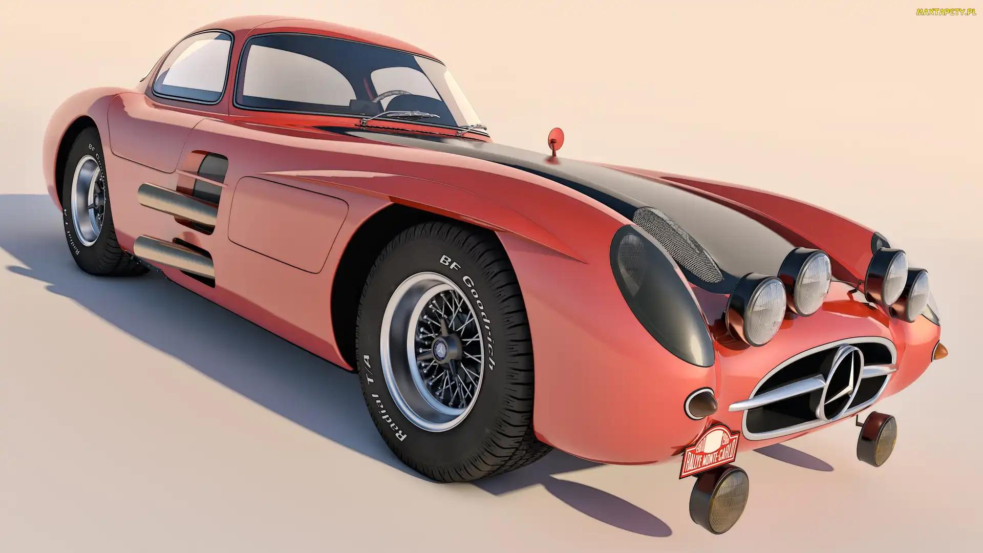 Zabytkowy, 1955, Mercedes Benz 300 SLR