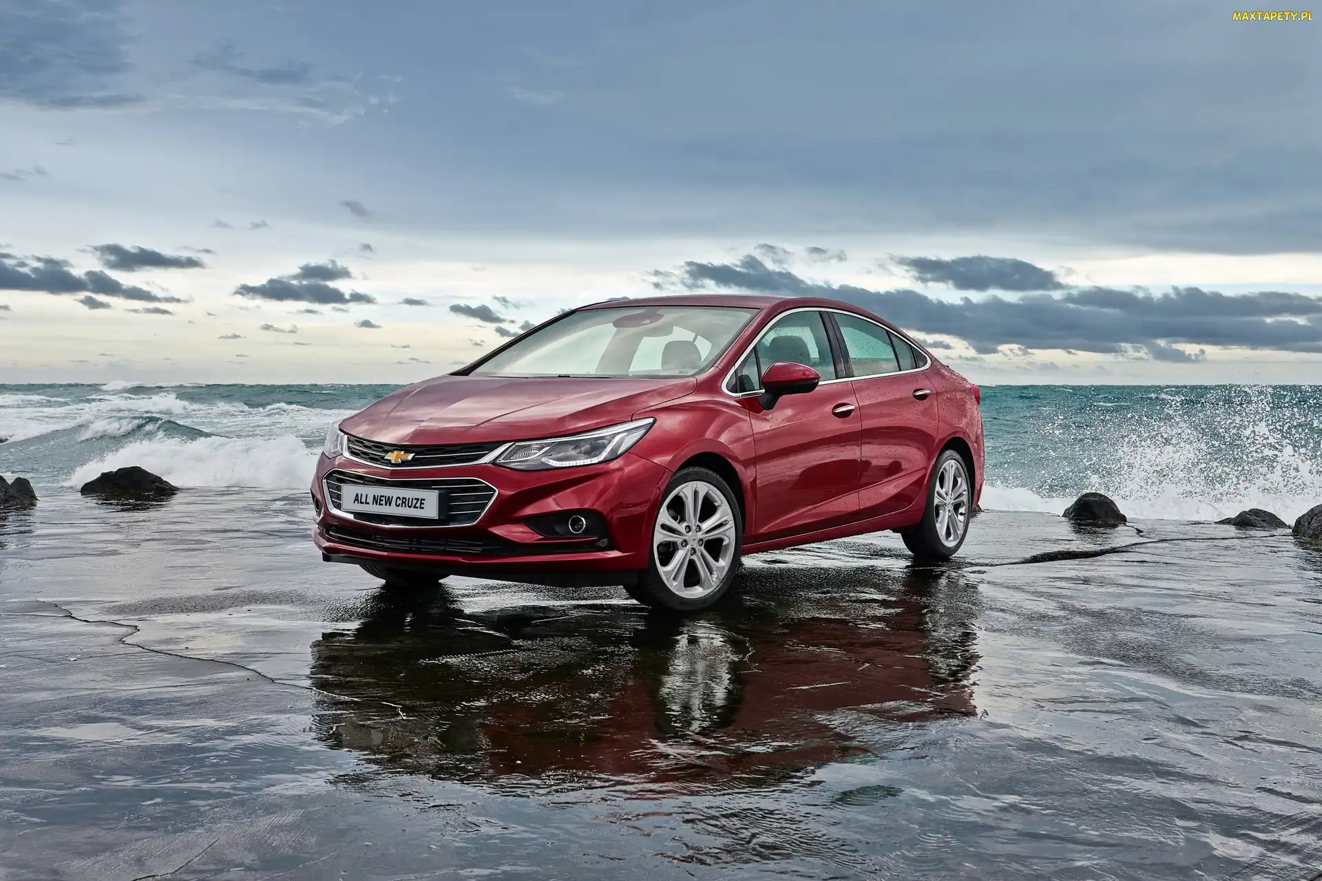 Chevrolet Cruze, 2017, Czerwony