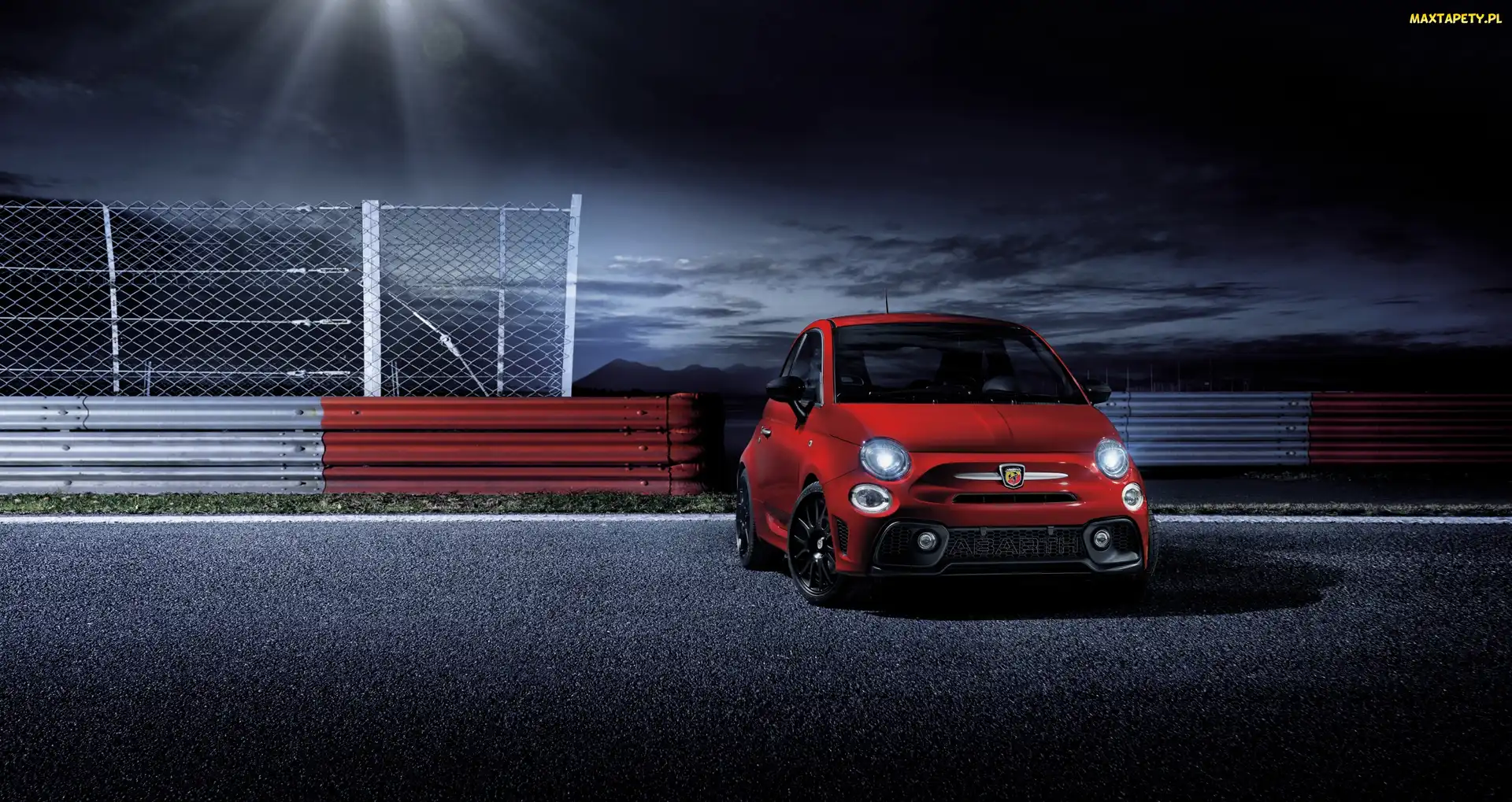 2017, Abarth 595 Pista, Czerwony, Sportowy