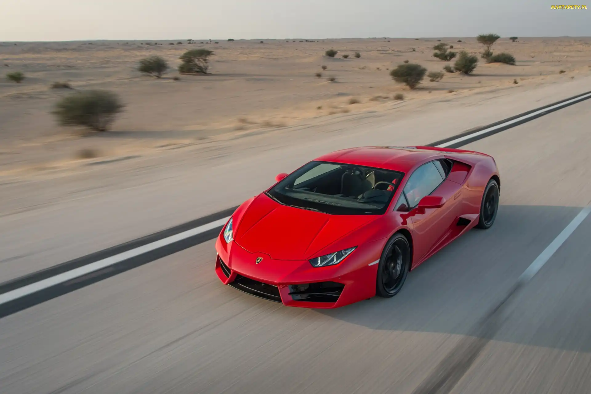 Lamborghini Huracan LP 580-2, 2016, Czerwone