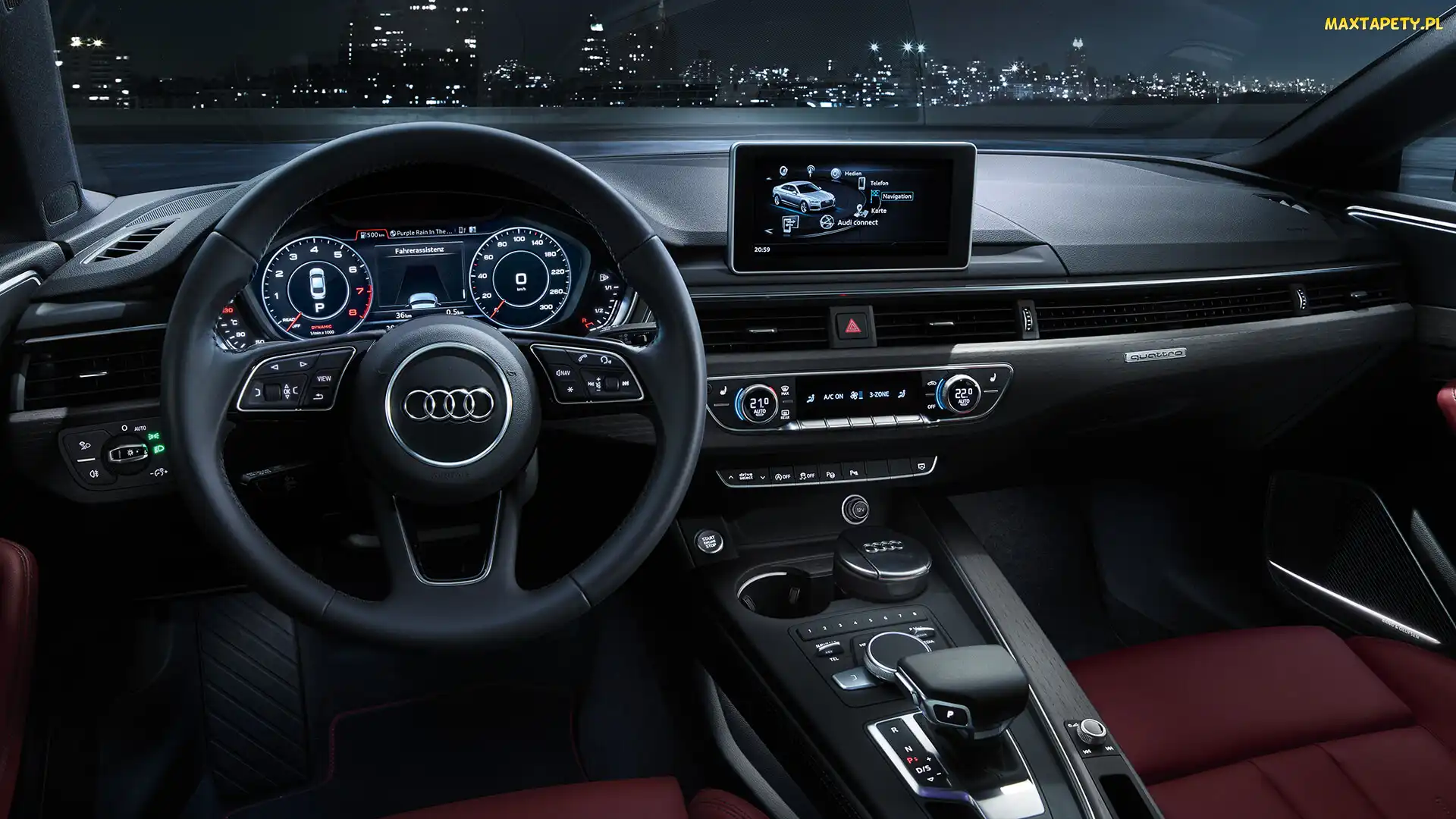 Audi A5 Sportback, Wnętrze, 2017
