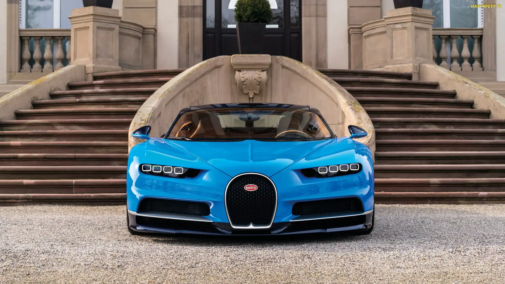 Bugatti Chiron, 2016, Niebieski