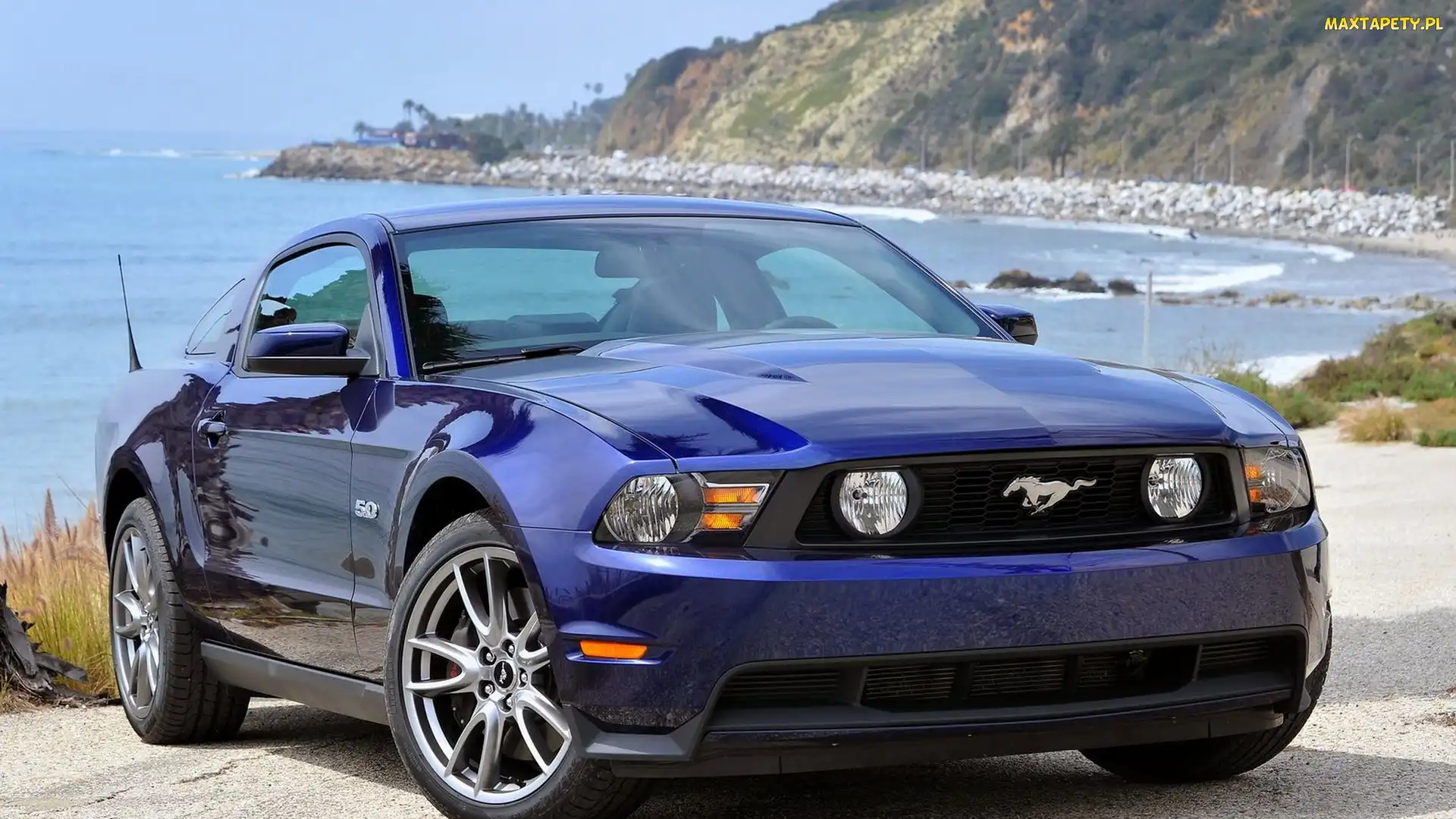 Niebieski, 2011, Ford Mustang GT
