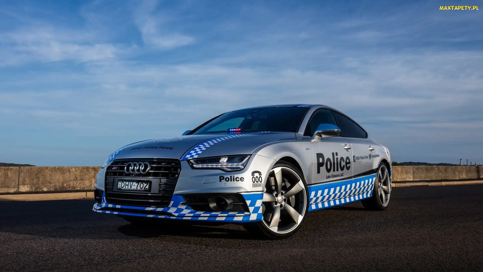 2016, Audi S7 Sportback, Samochód, Policyjny