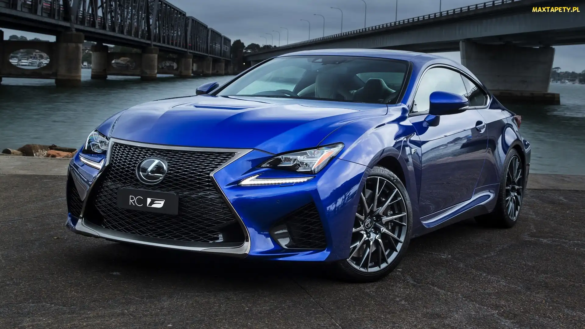 Lexus RC F, 2014, Niebieski