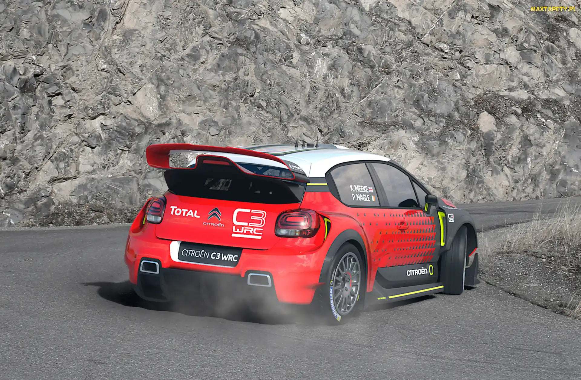 Rajdowy, Droga, 2017, Citroen C3 WRC