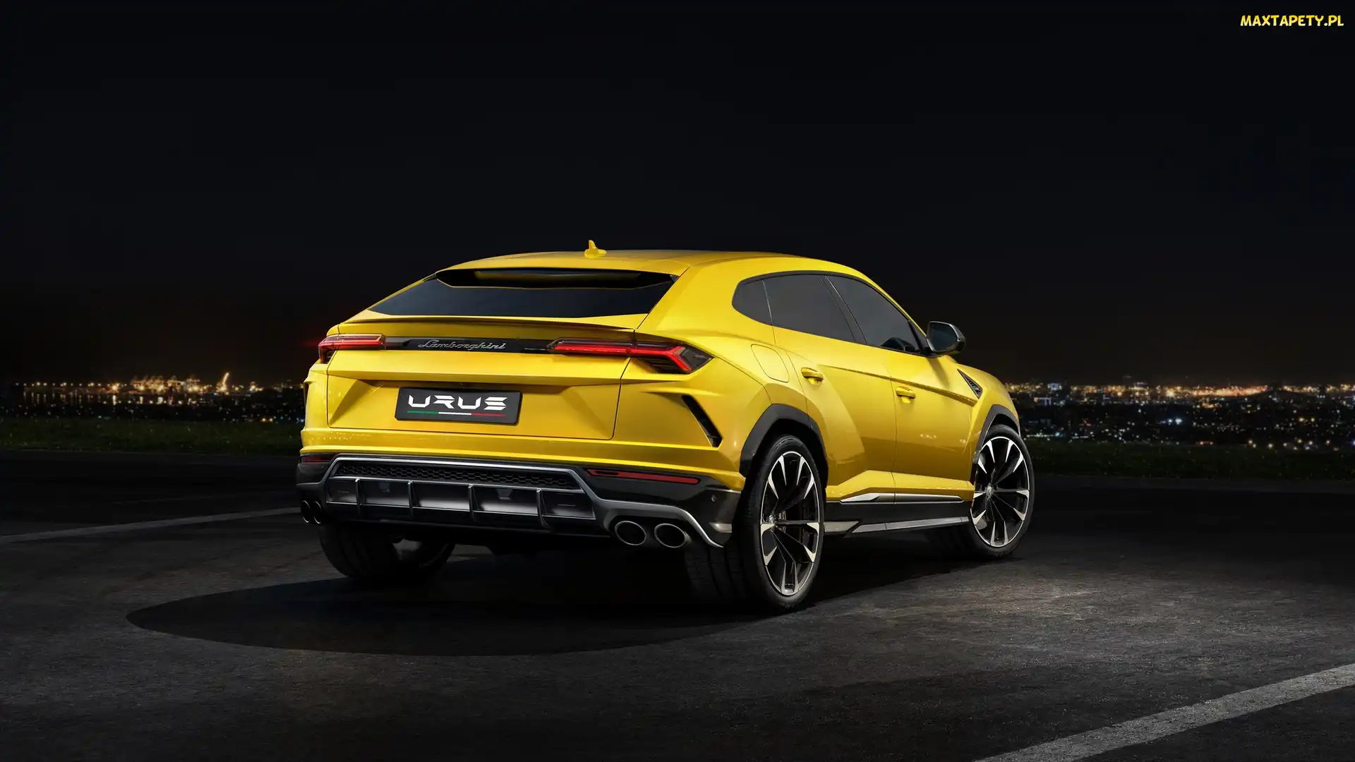 Lamborghini Urus, 2018, Żółty