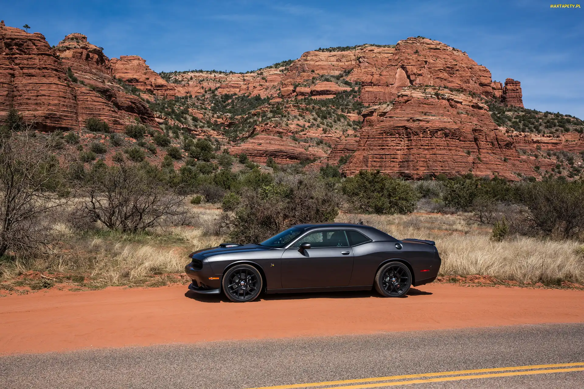Dodge Challenger 392 Hemi Scat Pack Shaker, Skały, 2017