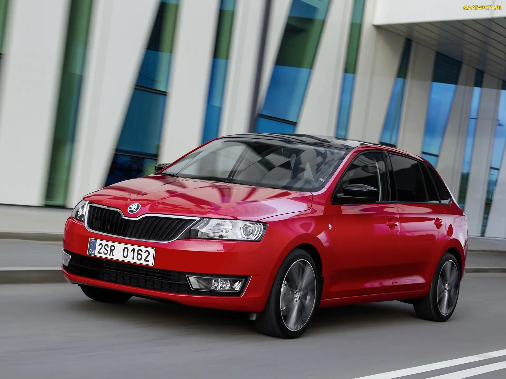 Czerwona, 2013, Skoda Rapid Spaceback