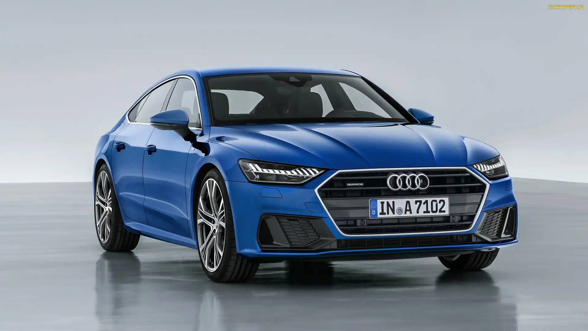 Audi A7 Sportback 55 TFSI, 2018, Niebieskie