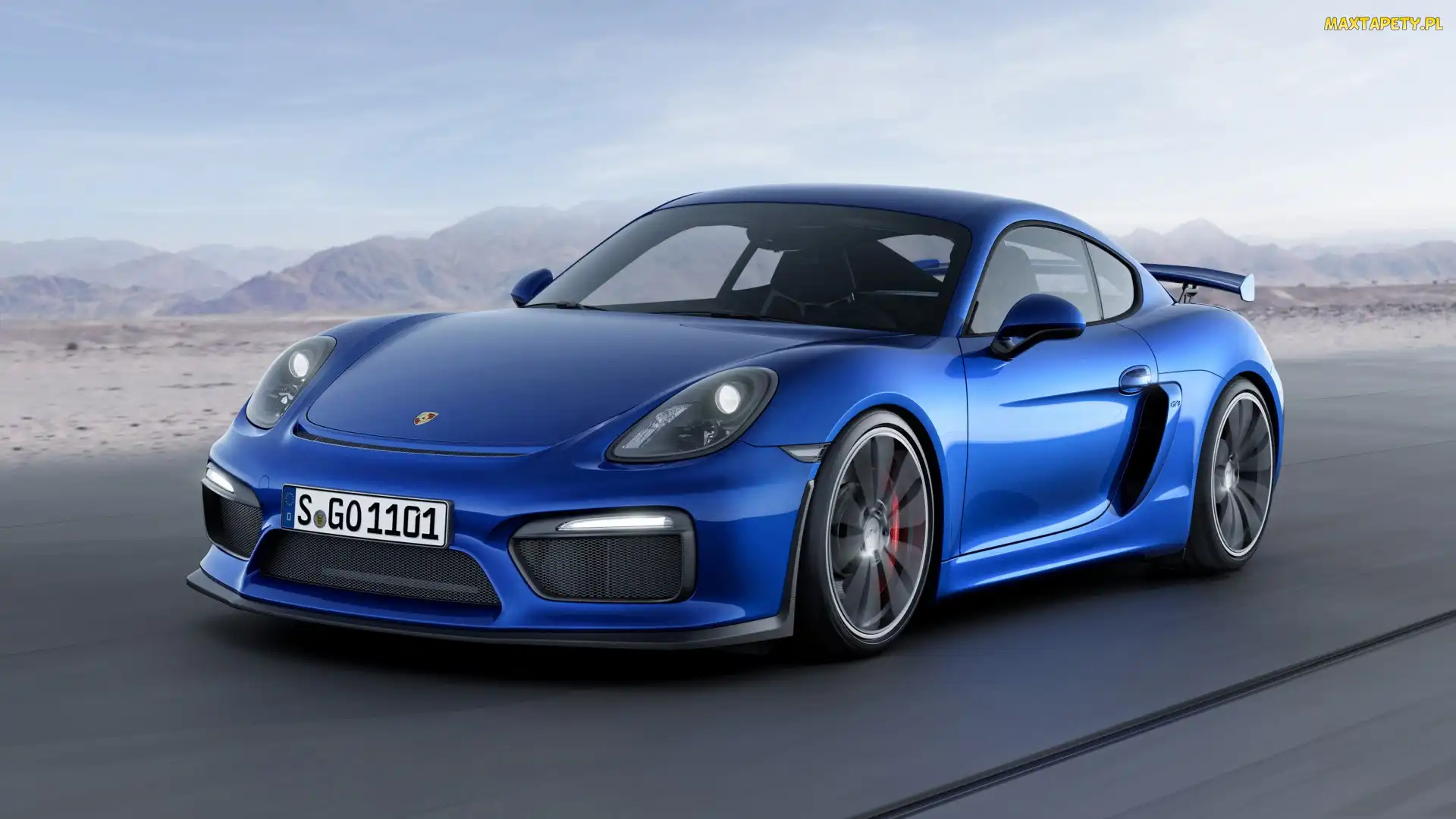 Porsche Cayman GT4, 2015, Niebieskie