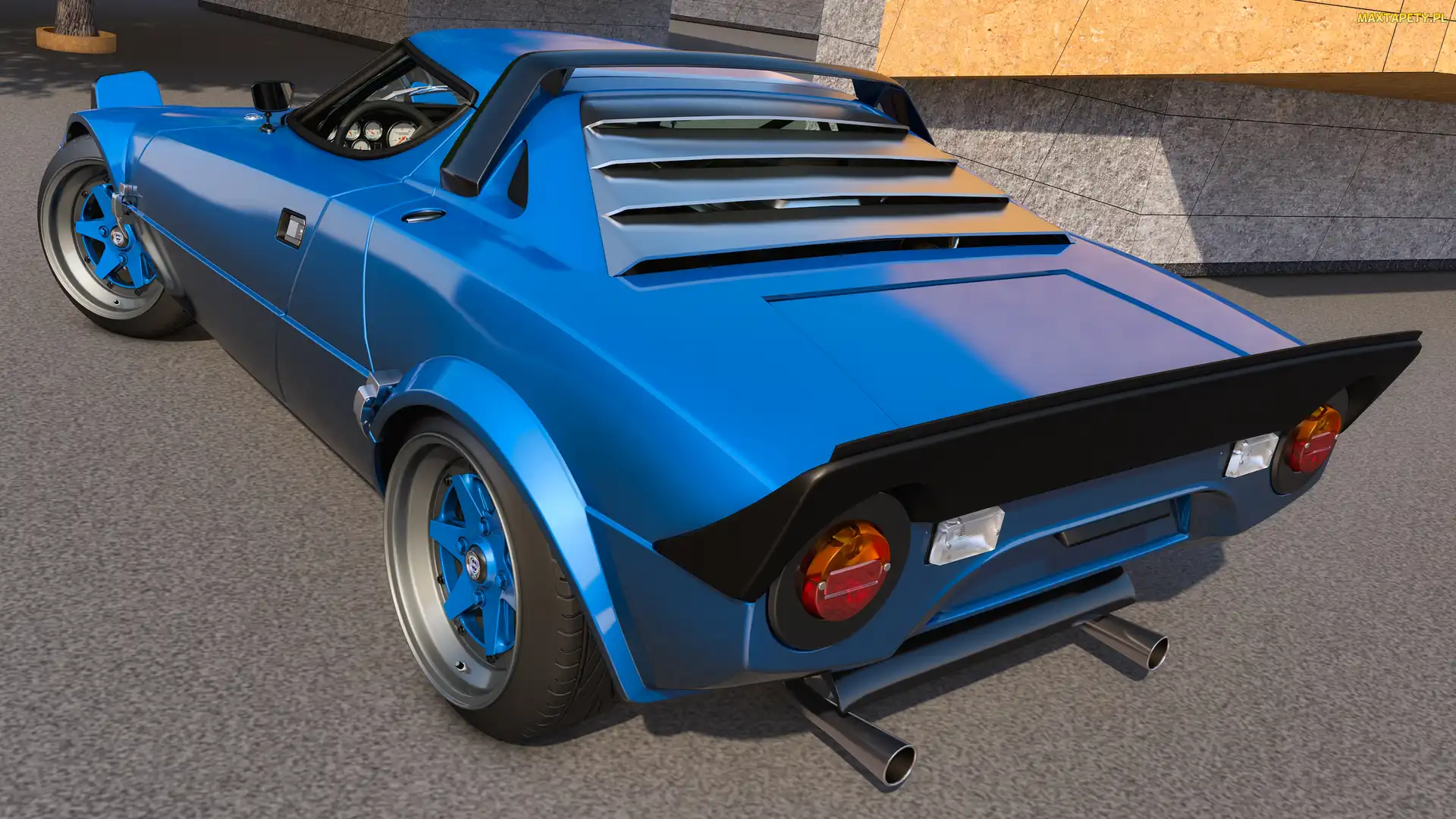 Lancia Stratos, 1974, Niebieska