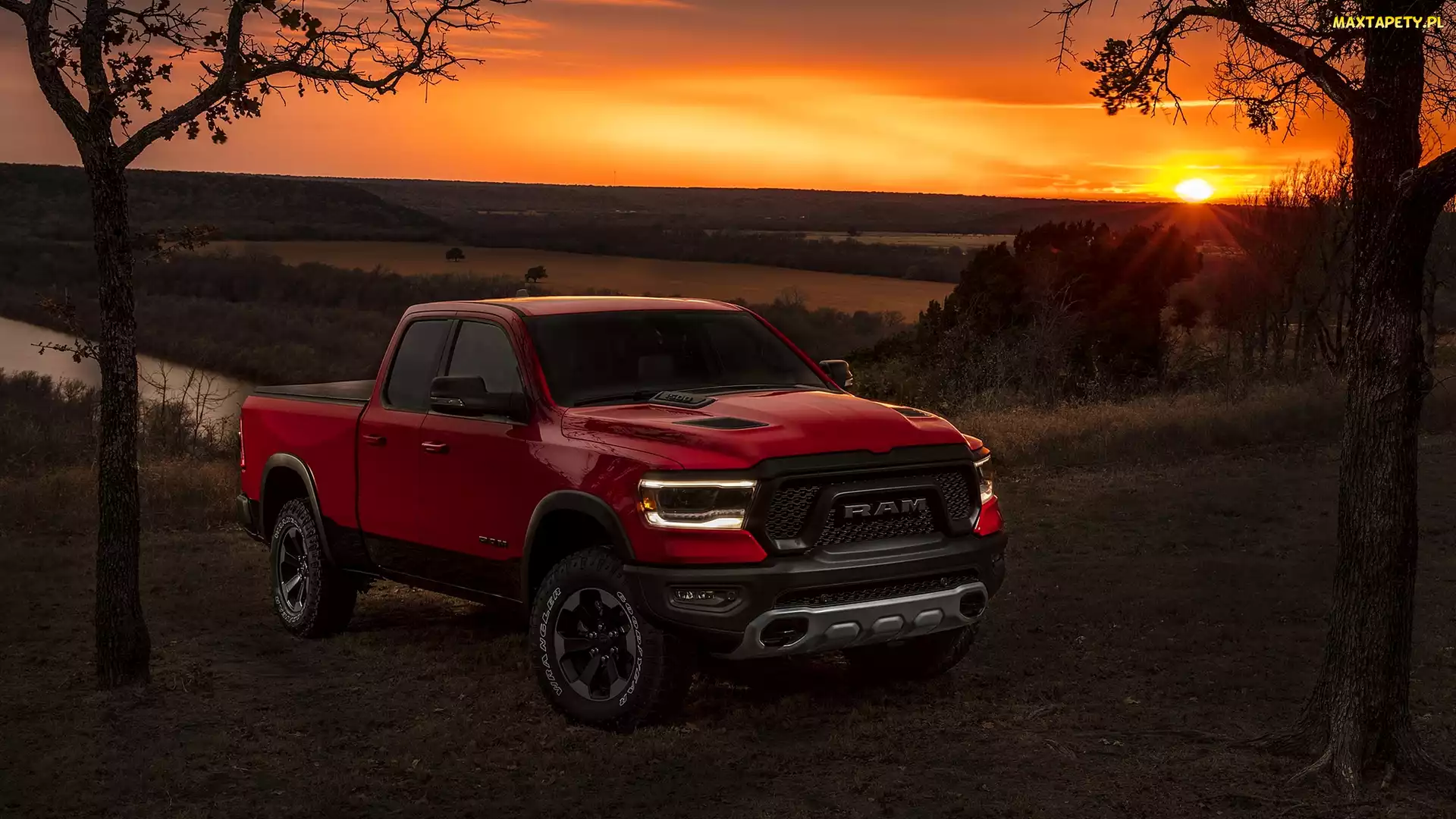 2019, Zachód Słońca, Dodge Ram 1500