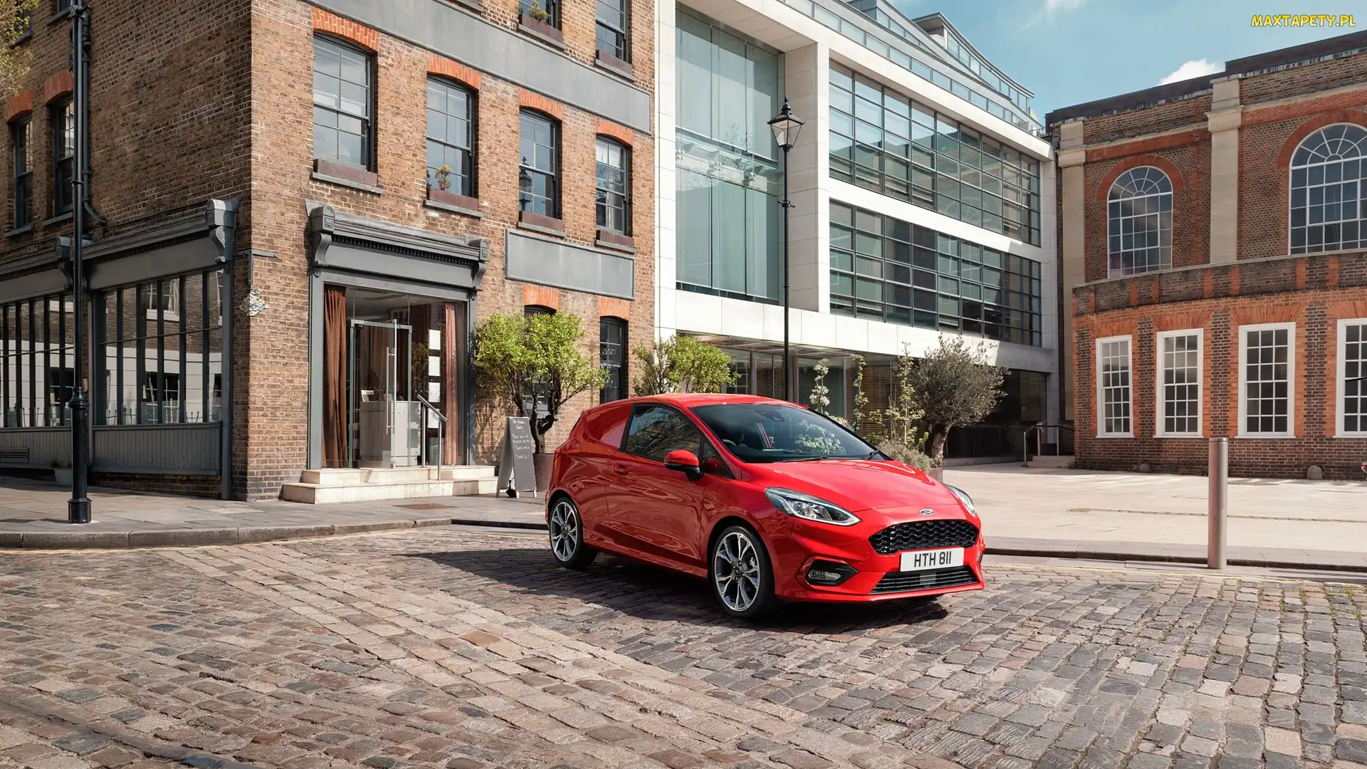 Ford Fiesta Van, Domy, Czerwony