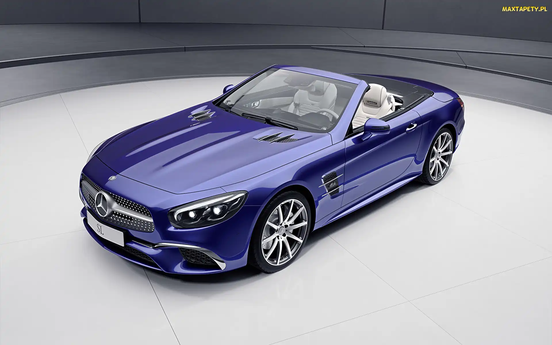 Mercedes-Benz SL 65 AMG, 2018, Niebieski