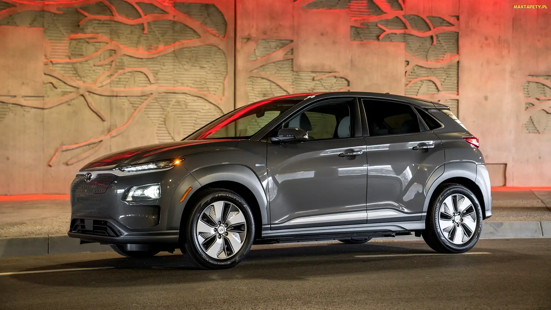 Hyundai Kona Electric, Ściana, Wzorzysta