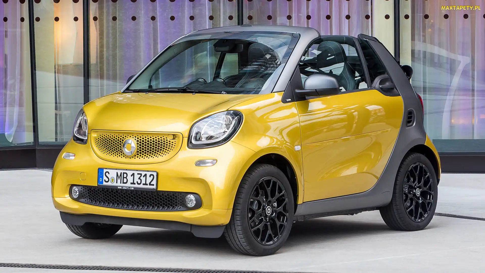 Smart Fortwo, Cabrio, Żółty