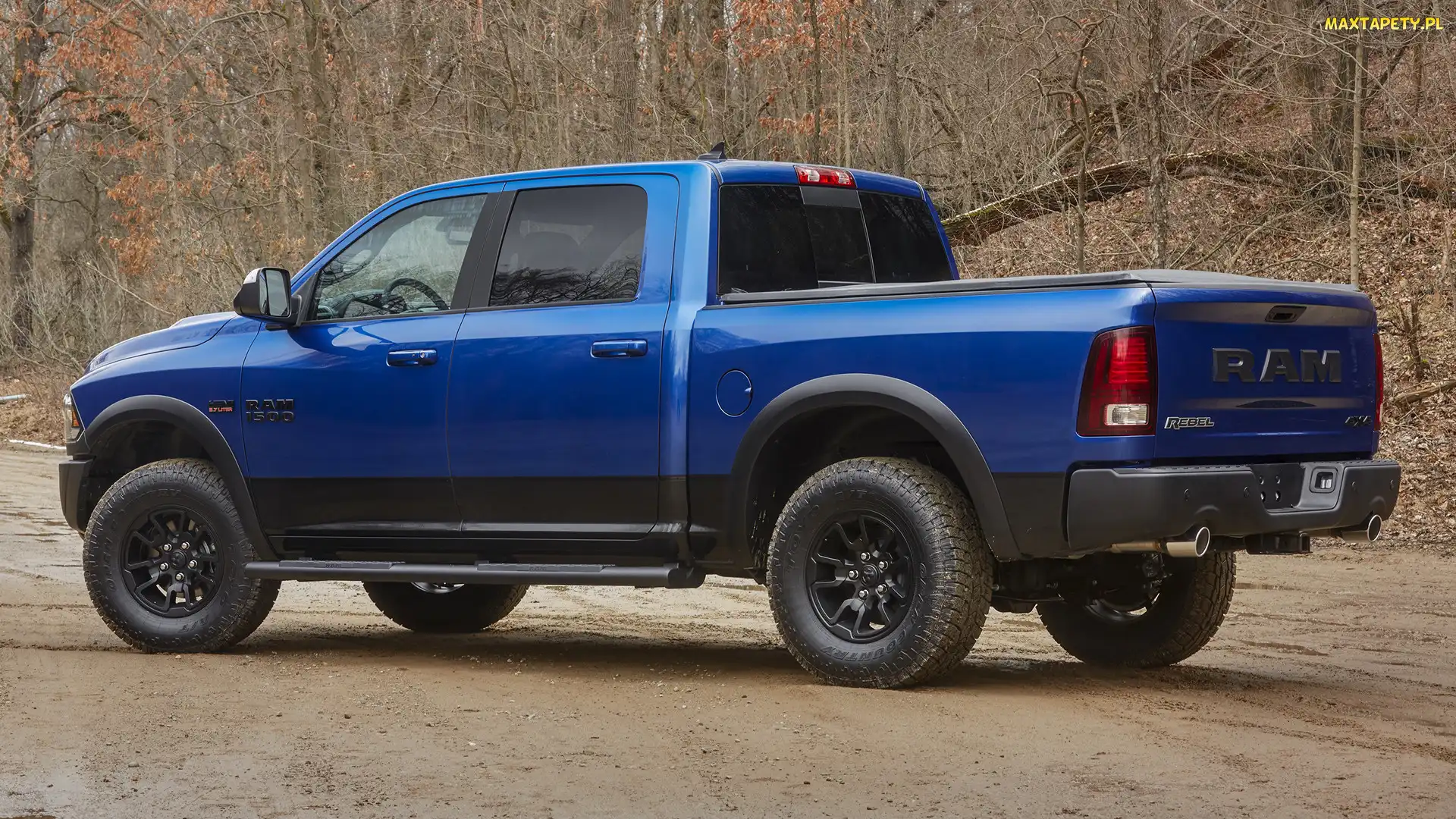 Niebieski, Rebel, Dodge RAM 1500