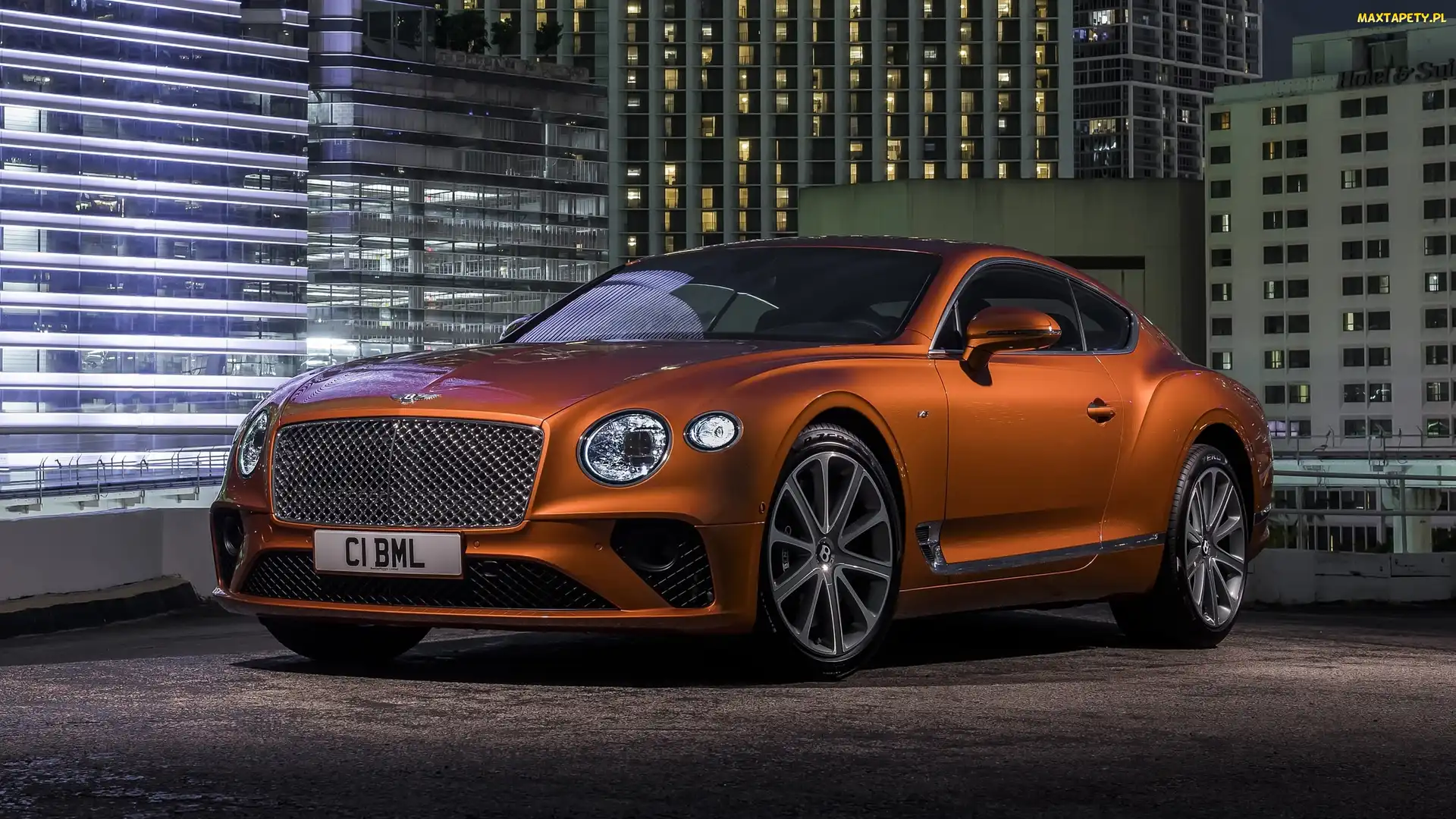 Bentley Continental GT V8, Coupe, Brązowy