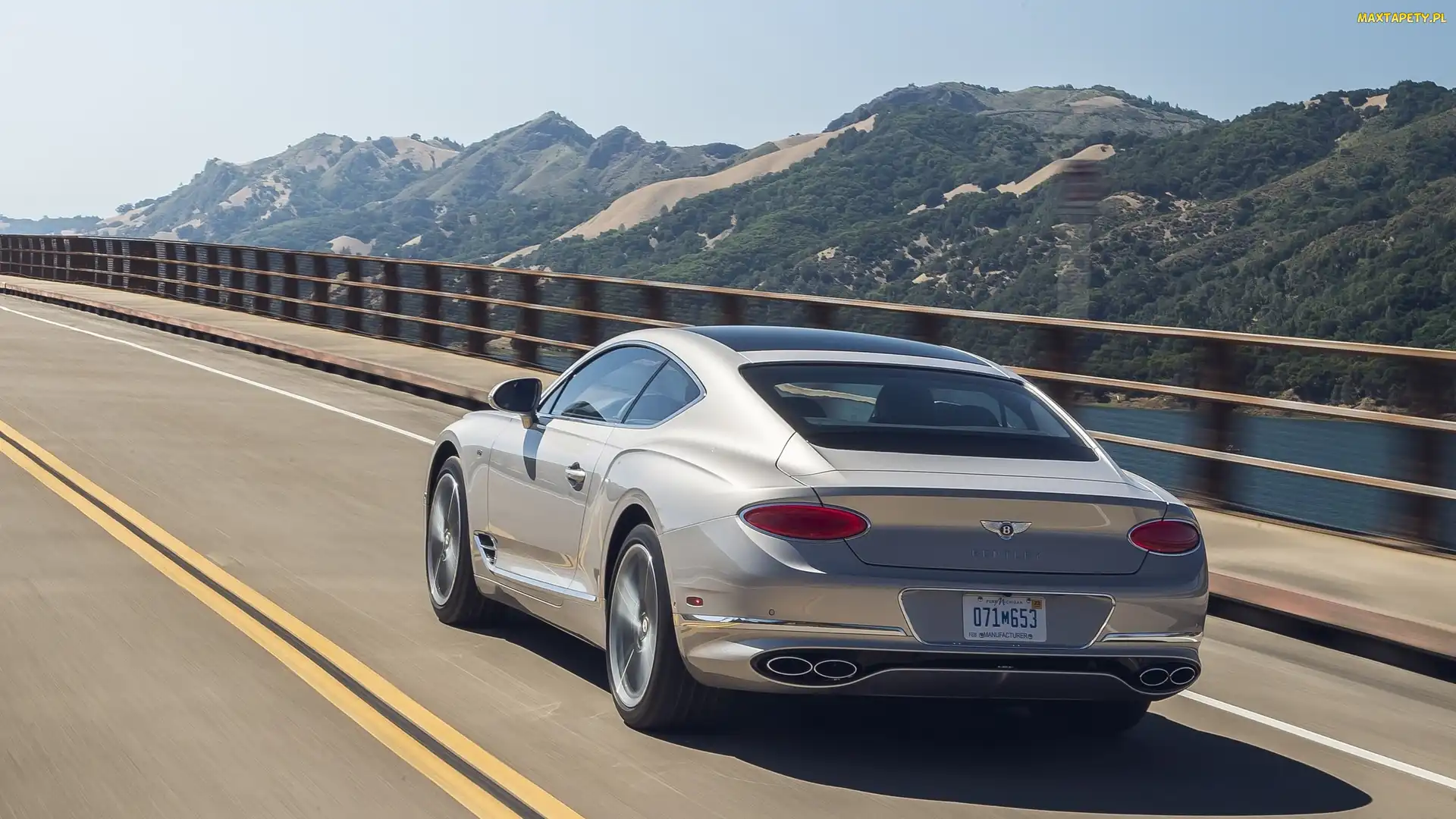 Bentley Continental GT V8, Coupe, Srebrny