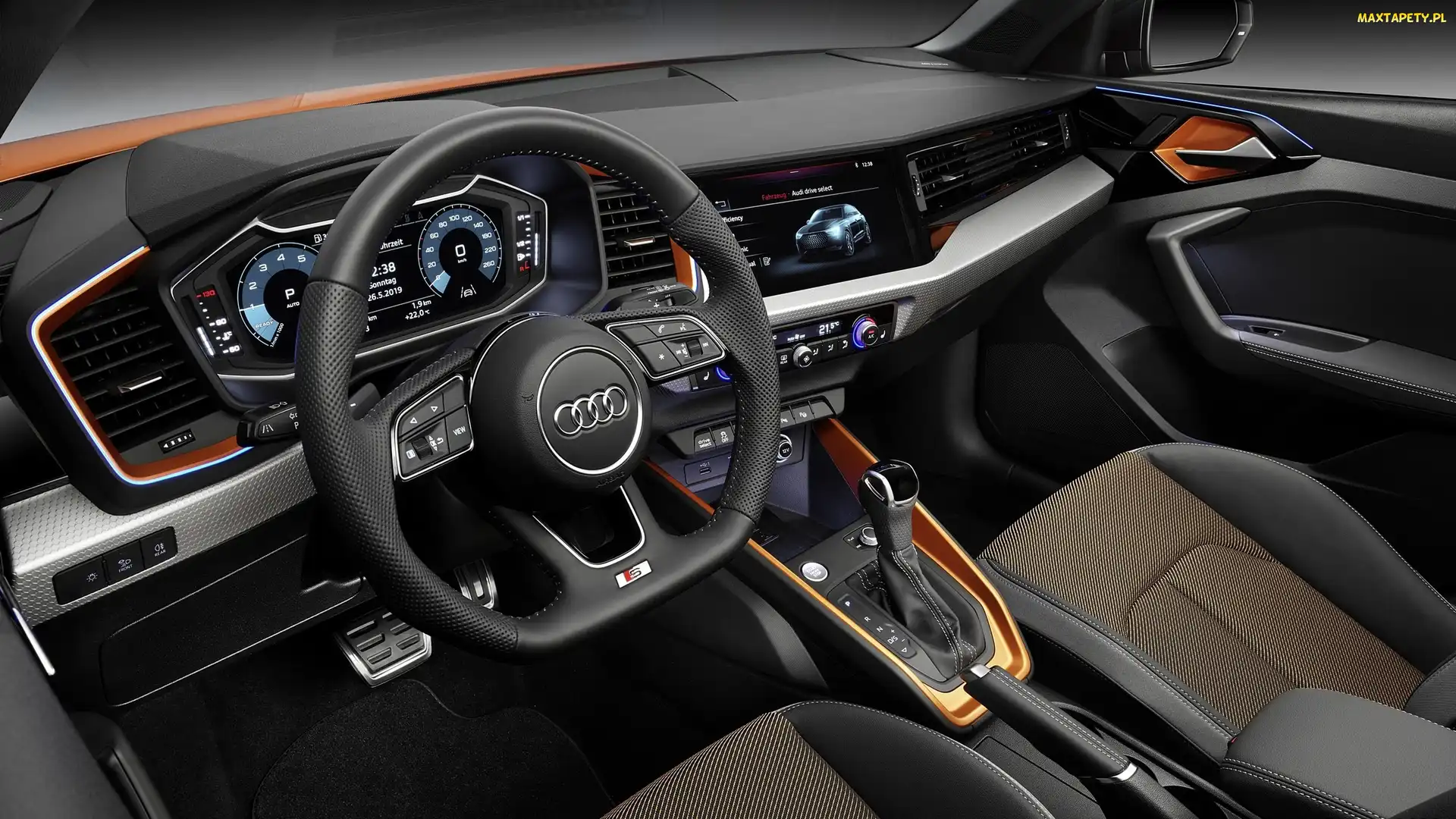 Wnętrze, Kierownica, Fotele, Kokpit, Audi A1 Citycarver