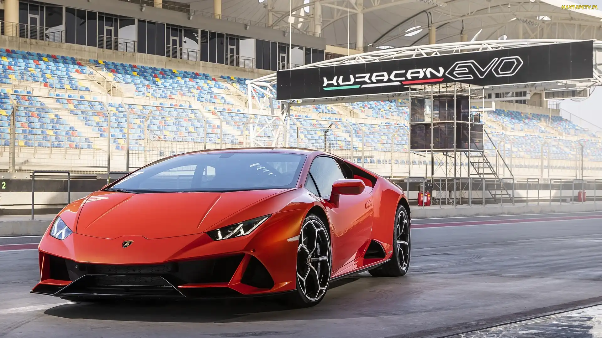 Czerwone, Stadion, Lamborghini Huracan EVO