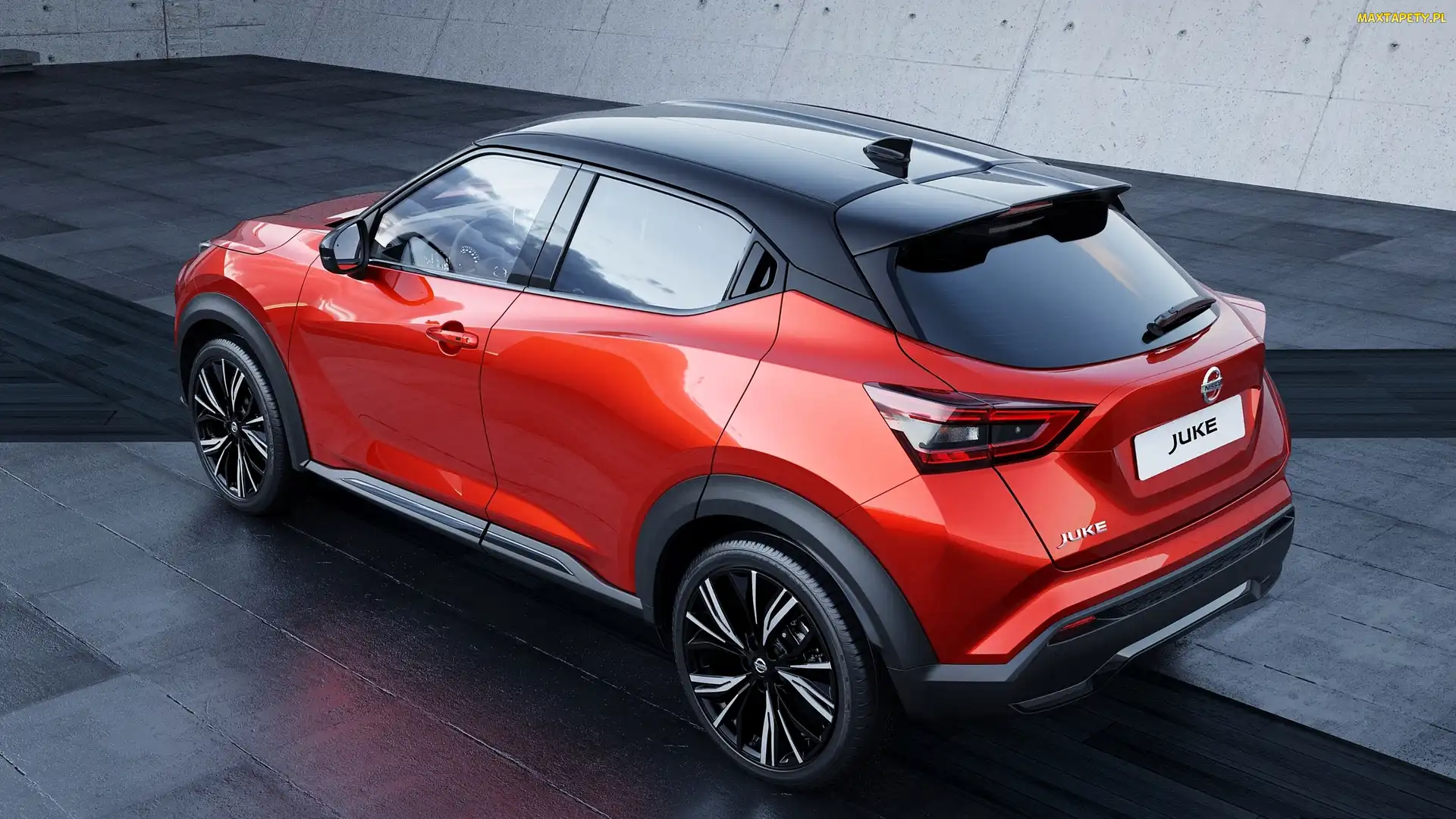 Nissan Juke II, Tył, Czerwony