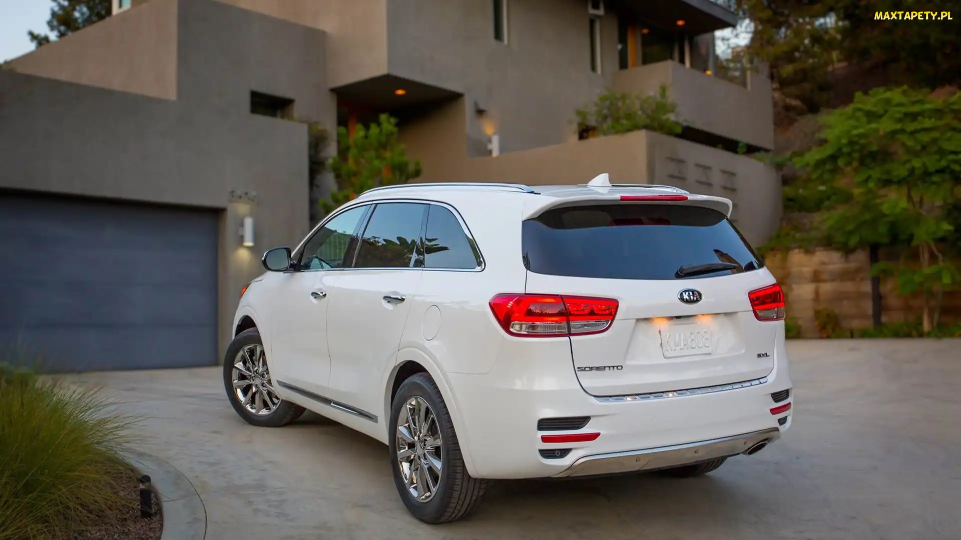 Kia Sorento SXL, Tył, Biała