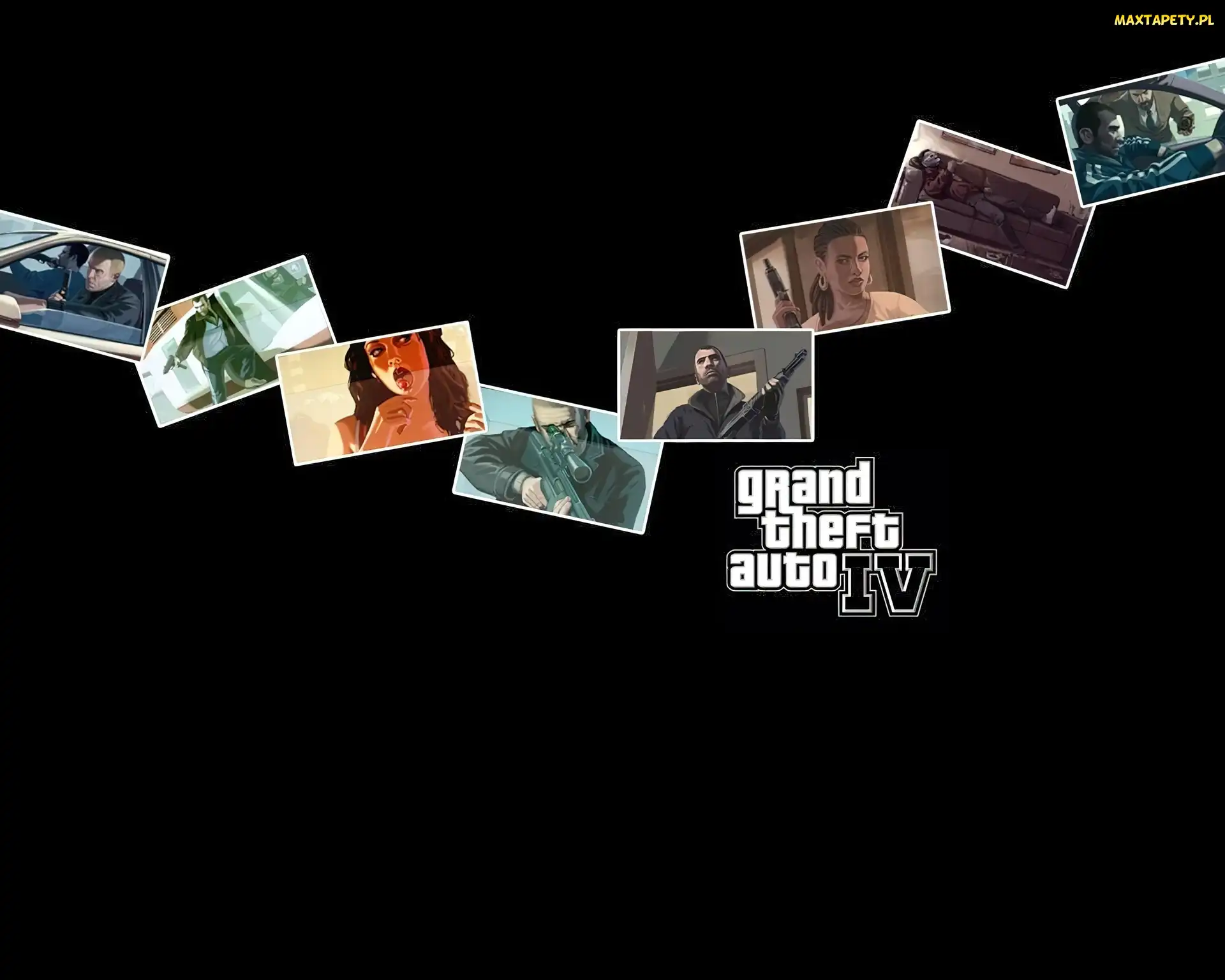 lizak, broń, postacie, Gta 4, kobieta, mężczyzna