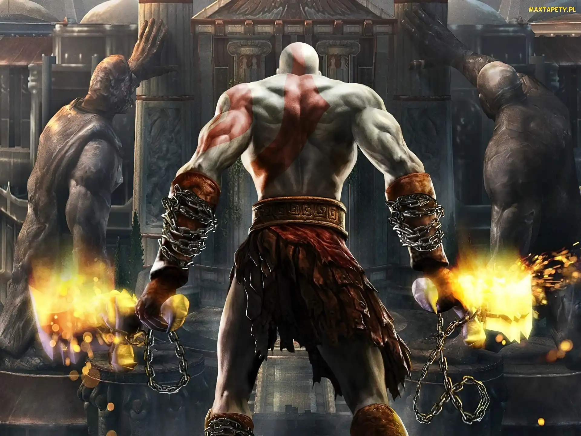 brama, wrota, God Of War 2, postać