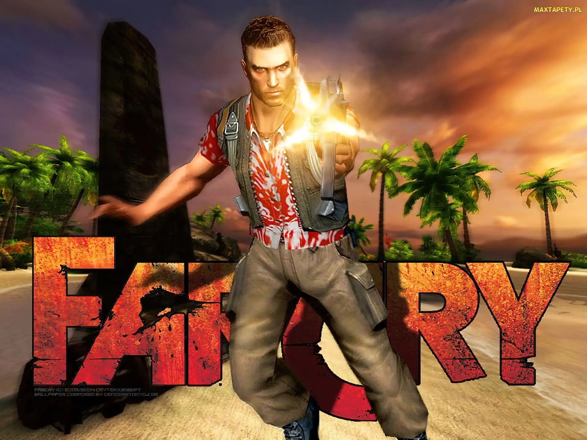 postać, Far Cry, broń, mężczyzna