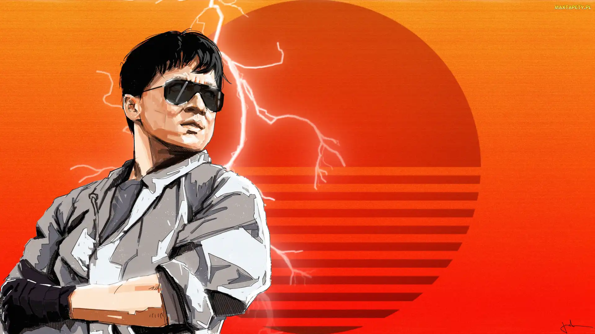 Grafika, Jackie Chan, Aktor