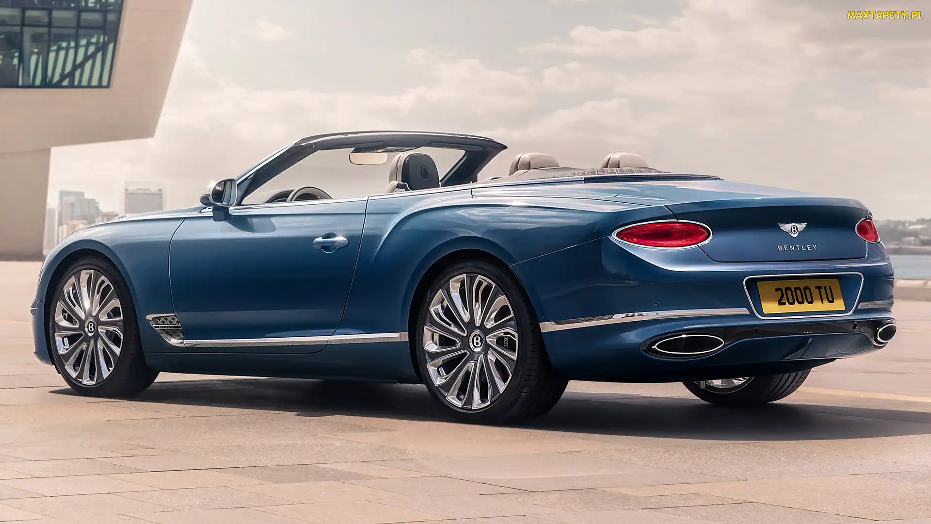 Bentley Continental GT, Kabriolet, Niebieski