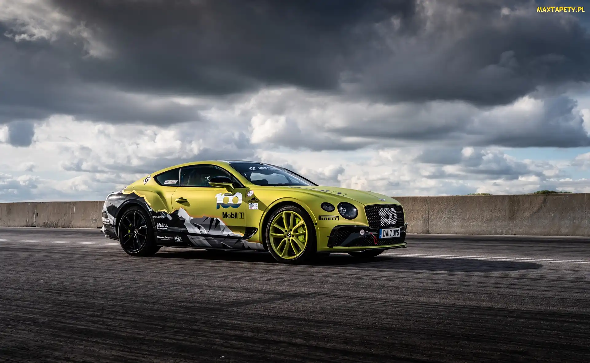 Chmury, Droga, Bentley Continental GT, Pikes Peak
