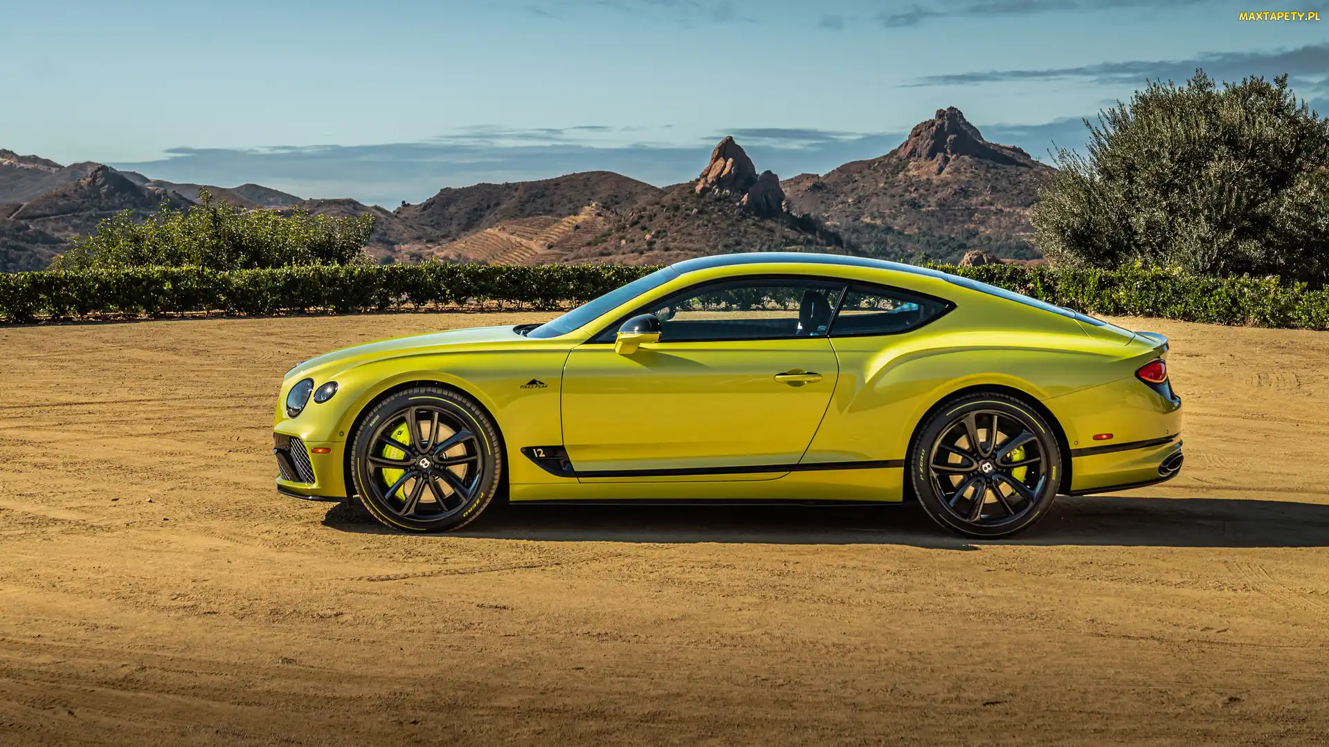 Bentley Continental GT, 2021, Żółty