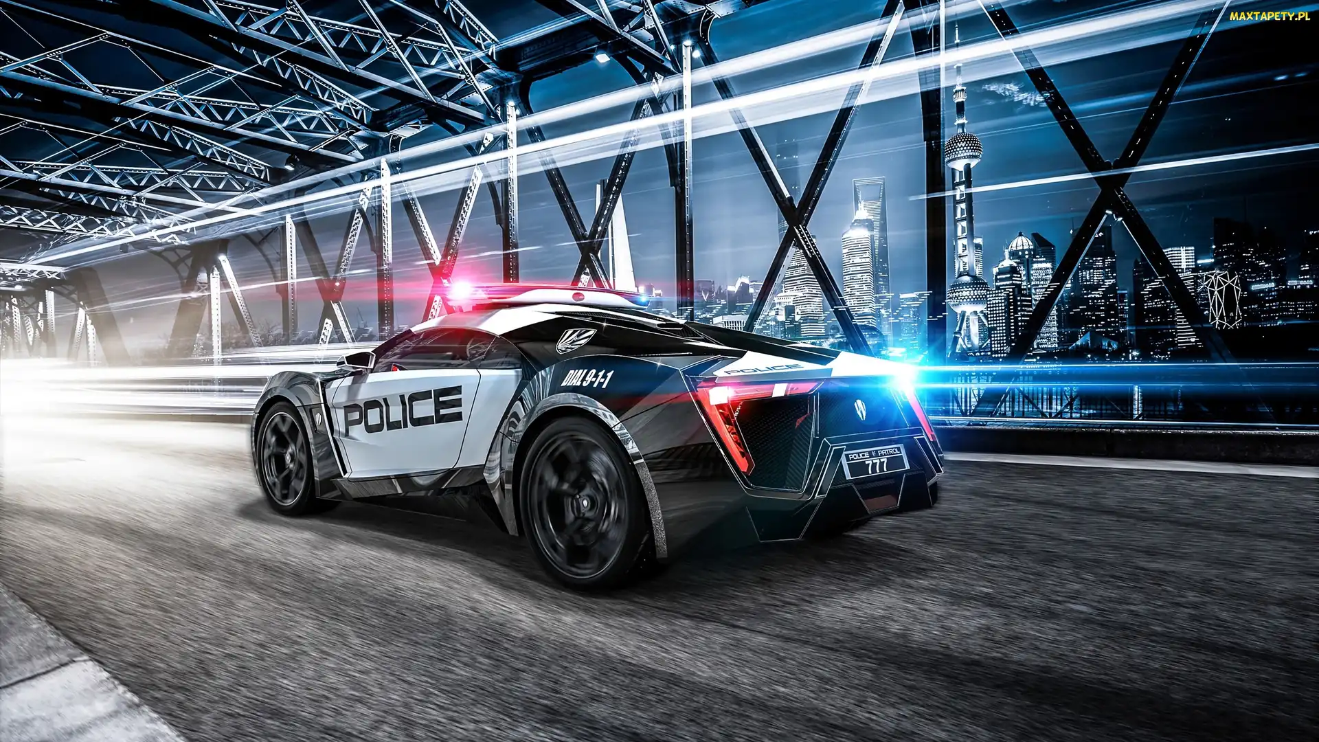 Lykan HyperSport, Most, Samochód policyjny